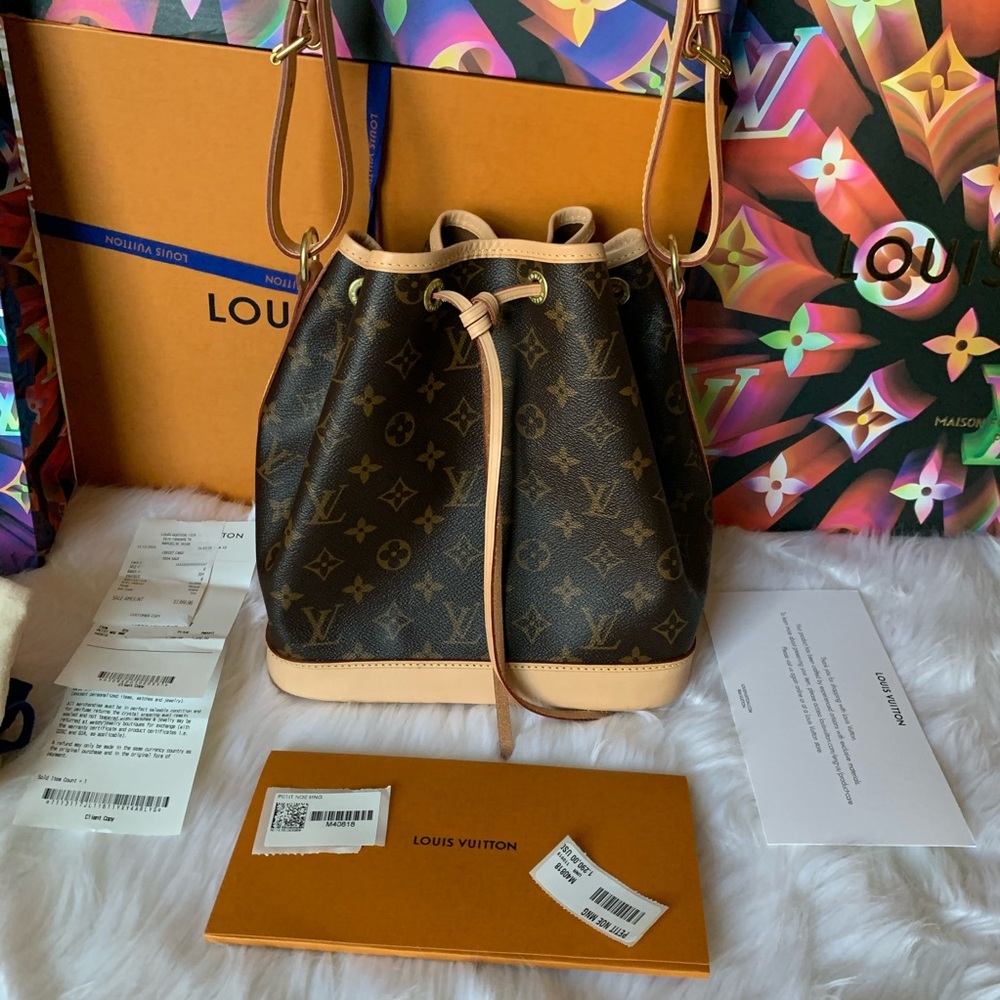 Rare Authentic Louis Vuitton Monogram Petit Noe